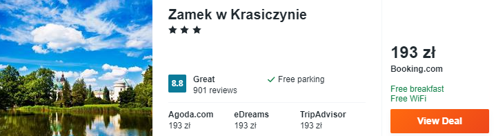 Rezerwacja noclegów