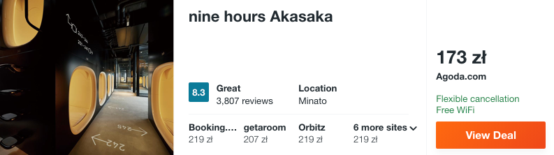 zarezerwuj hotel w tokio
