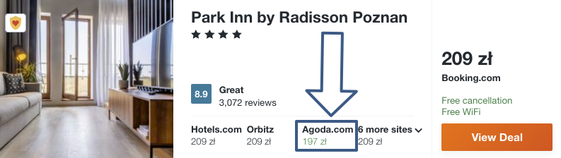 zarezerwuj hotel radisson