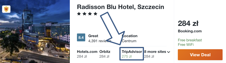 zarezerwuj hotel radisson