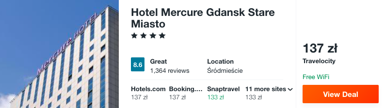 zarezerwuj hotel w gdansku