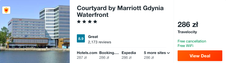 zarezerwuj hotel w gdyni
