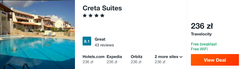 zarezerwuj hotel w grecji