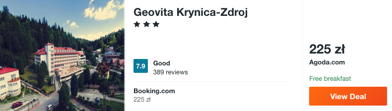 zarezerwuj hotel w krynicy