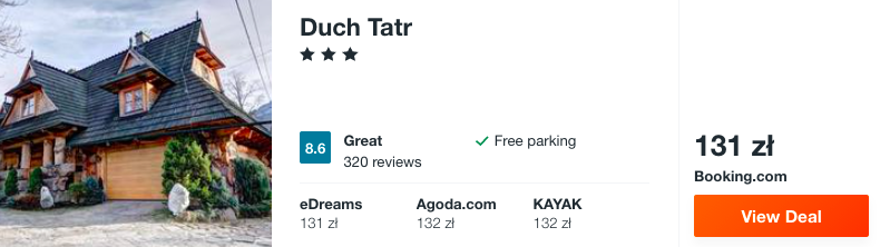 zarezerwuj hotel w tatrach