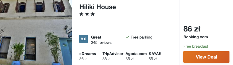 zarezerwuj hotel na zanibarze