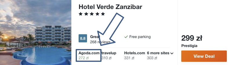 zarezerwuj hotel na zanzibarze