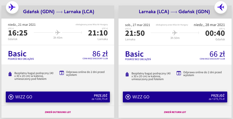 zarezerwuj loty na cypr