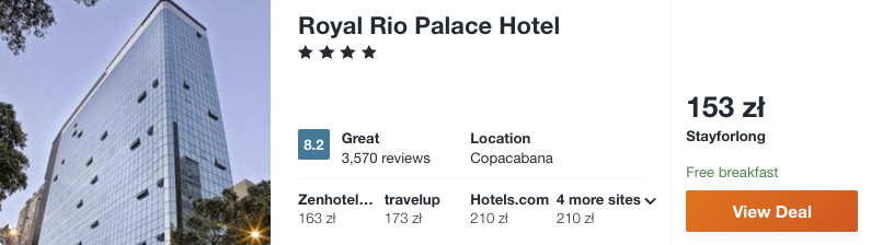 zarezerwuj hotel w rio