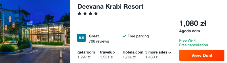 zarezerwuj hotel w krabi