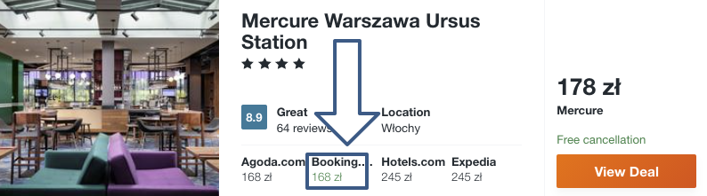 zarezerwuj hotel w warszawie