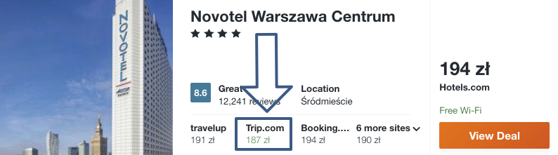 zarezerwuj hotel w warszawie