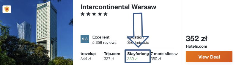 zarezerwuj hotel w warszawie
