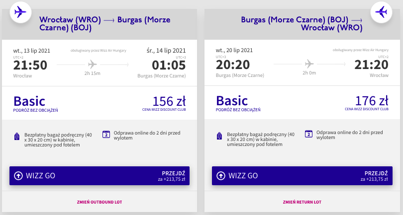 zarezerwuj loty do burgas