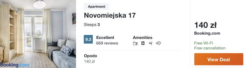 zarezerwuj hotel w apartamencie