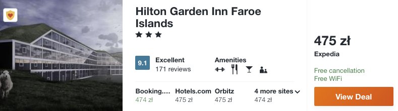 zarezerwuj hotel na wyspach owczych