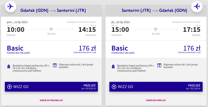 zarezerwuj loty na santoryn