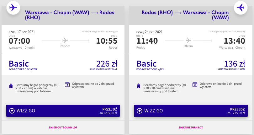 zarezerwuj loty na rodos