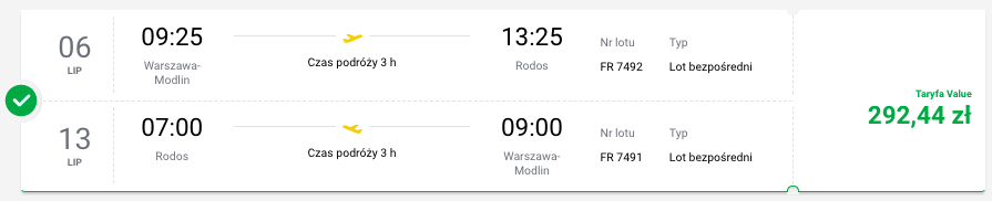 zarezerwuj loty na rodos