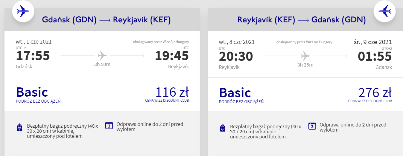 zarezerwuj loty do islandii