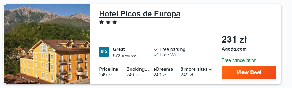 zarezerwuj hotel w hiszpanii