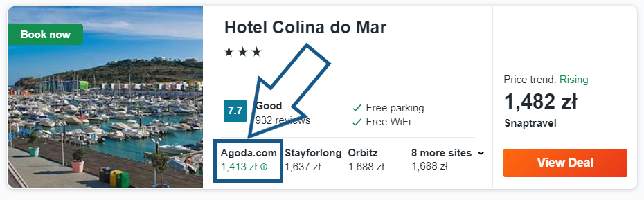zarezerwuj hotel w portugalii