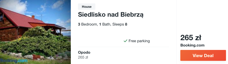 zarezerwuj hotel w biebrzy