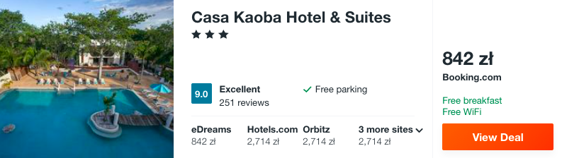 zarezerwuj hotel w meksyku