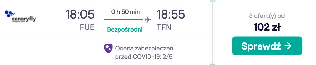 zarezerwuj loty do hiszpanii
