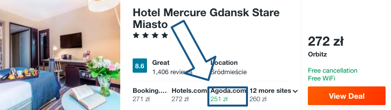 zarezerwuj hotel w gdansku