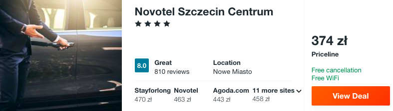 zarezerwuj hotel w szczecinie