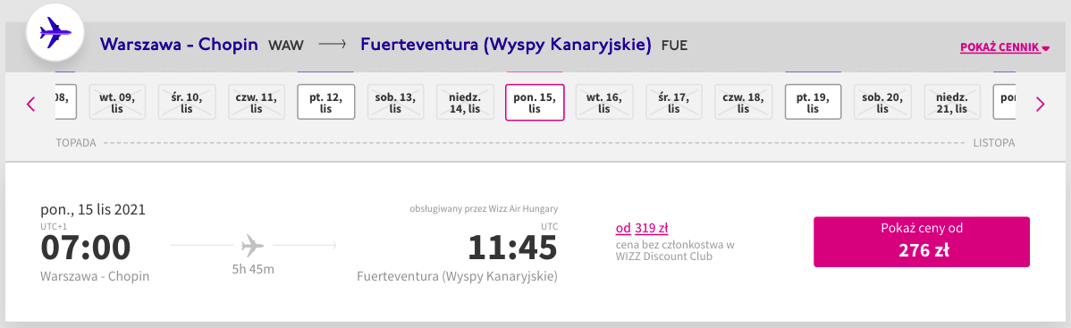 zarezerwuj loty do hiszpanii