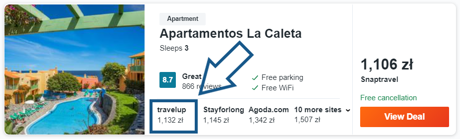 zarezerwuj hotel na La Palma