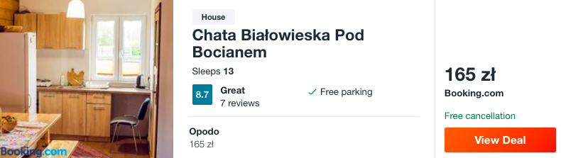 zarezerwuj hotel w bialowiezy