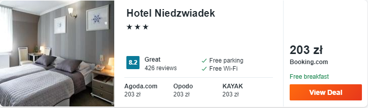rezerwacja hotelu