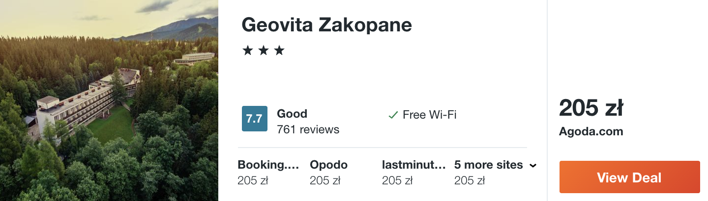 zarezerwuj hotel w tatrach