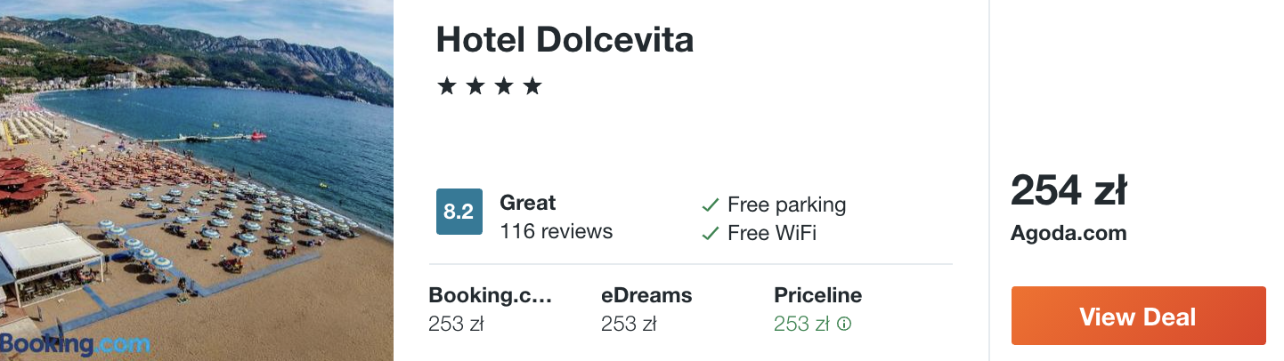 zarezerwuj hotel w czanrogorze