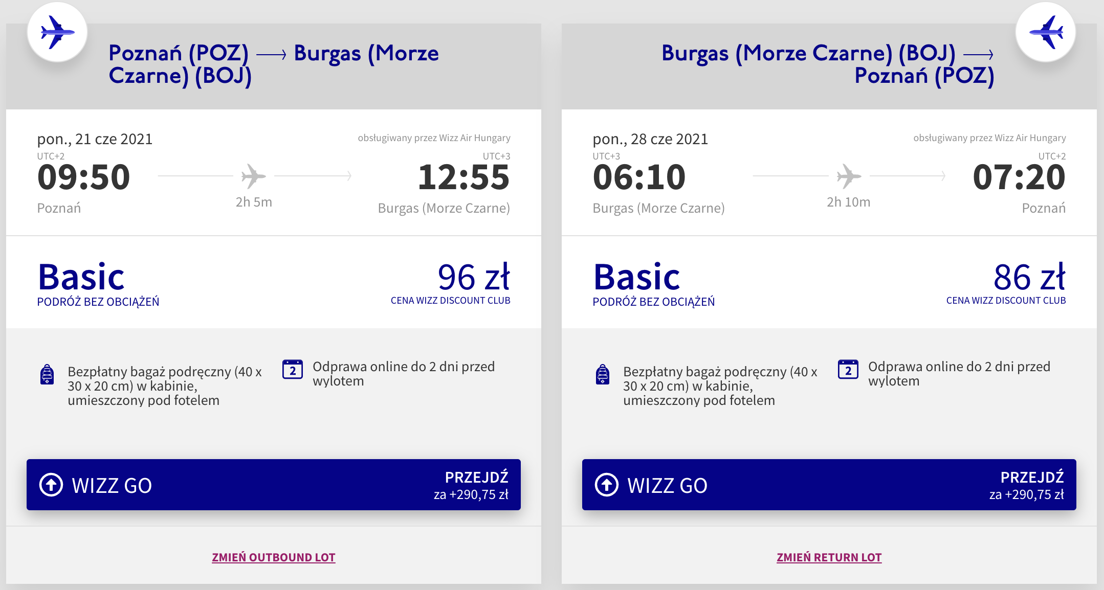 zarezerwuj loty do bulgarii