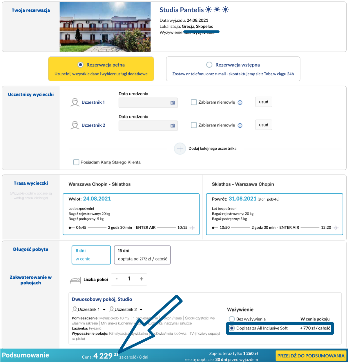 zarezerwuj wczasy na skopelos