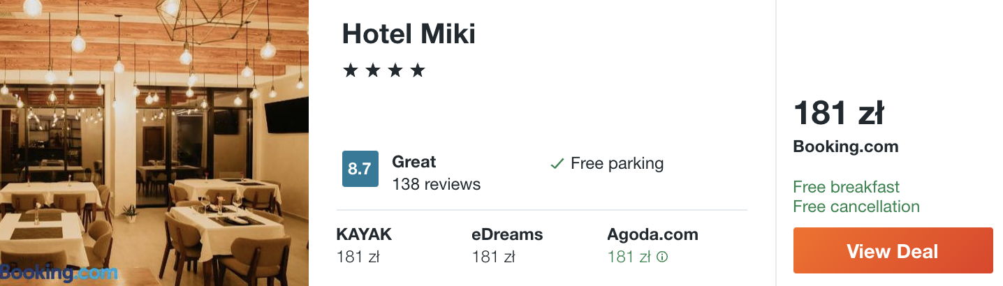 zarezerwuj hotel