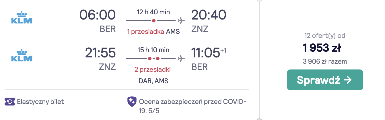 zarezerwuj loty na seszele
