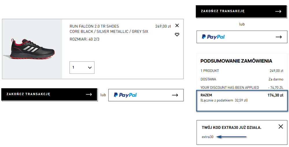 adidas buty promocja