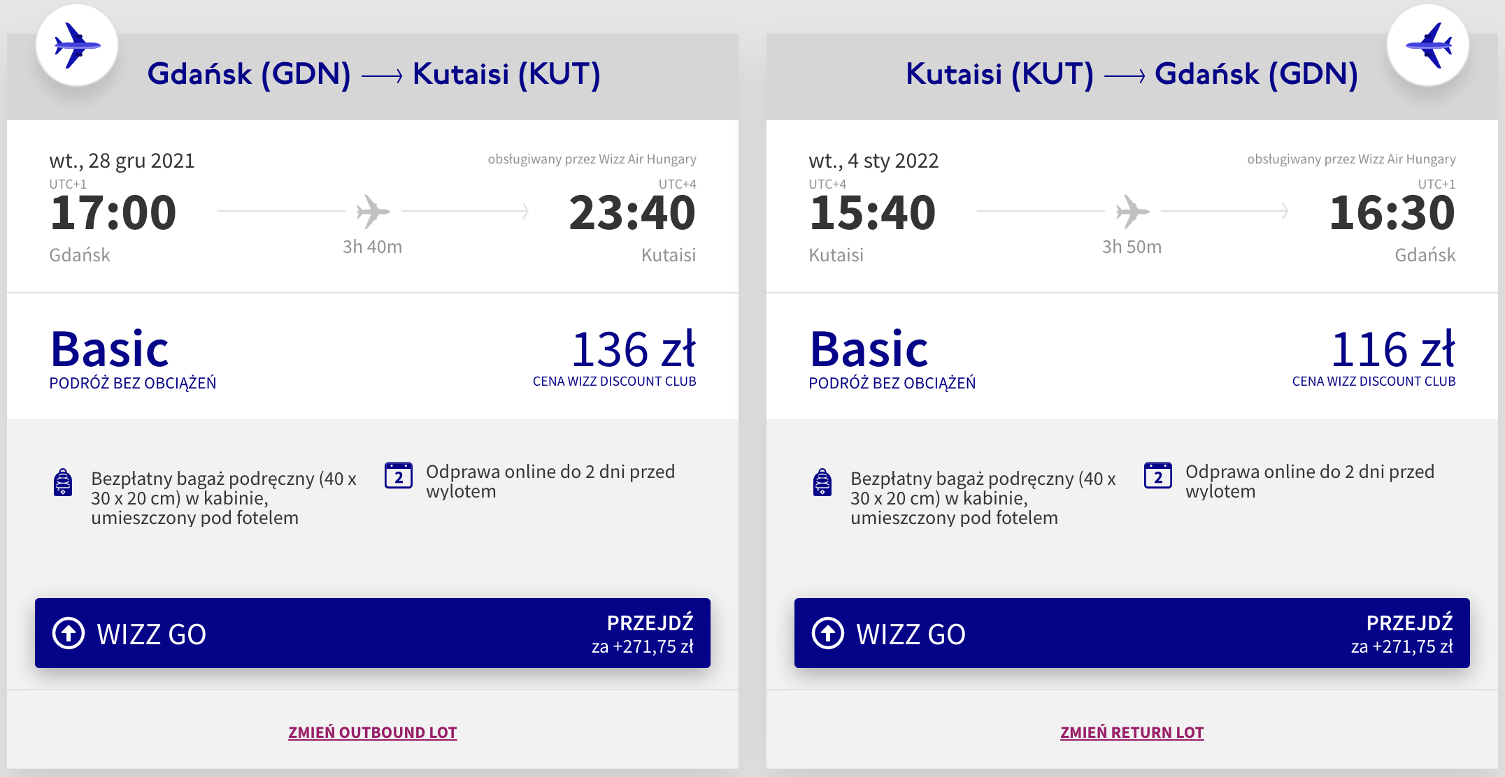 zarezerwuj loty do gruzji