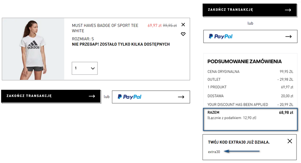 adidas buty promocja