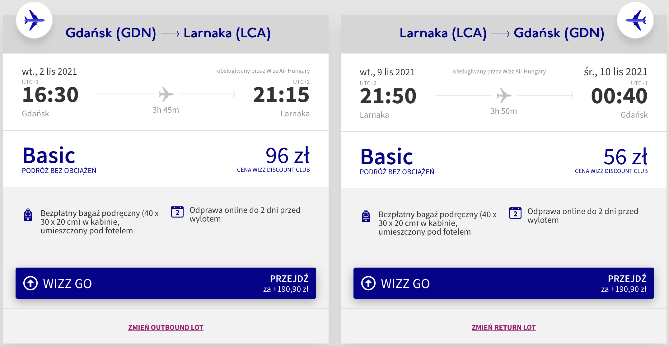 zarezerwuj loty na cypr