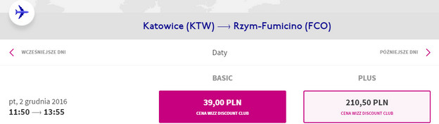 KTW - FCO