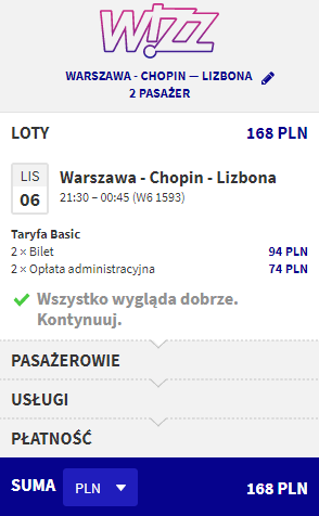 WAW - LIS