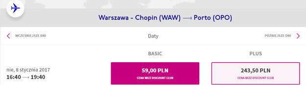WAW - OPO