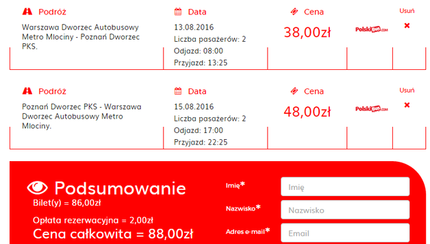 WAW POZ 88 zl