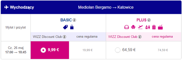 BGY - KTW